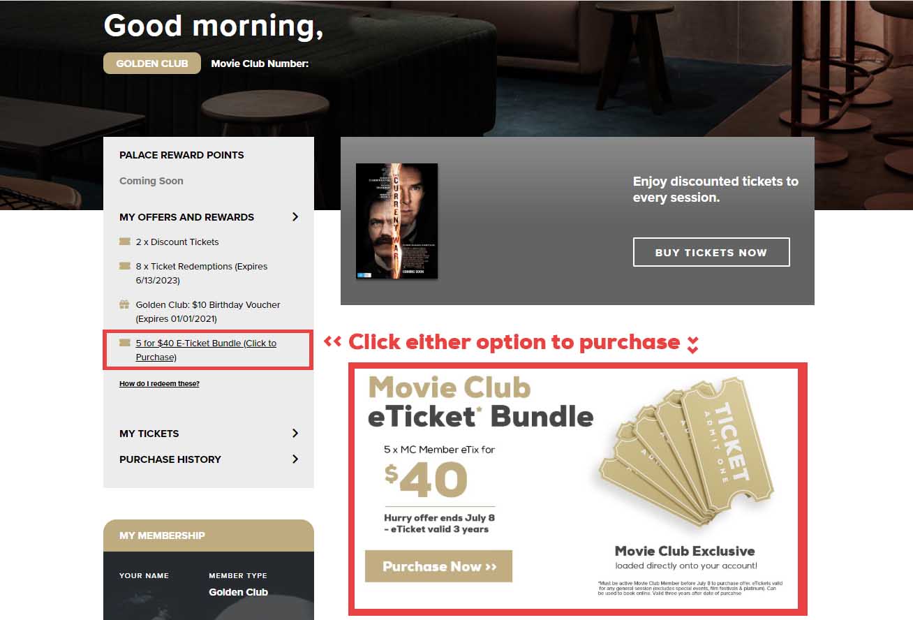 Where to purchase tickets